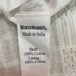 World Market Ivory Ruffle Sleeve Mini Dress White Size undefined Photo 9