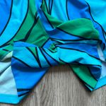 Julie Brown Blue and Green Paperbag Shorts Size S Photo 4