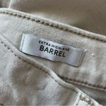 White House | Black Market WHBM Extra High Rise Barrel Jeans in Natural Cream Size 4 Photo 12