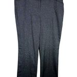 Ann Taylor  LOFT Gray Straight Leg Mid Rise Original Dress Pants Trousers Size 8 Photo 0