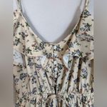 Storia Vici Cream Floral Ruffle Maxi Sundress size Medium Photo 8