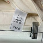 MOTHER The Tomcat High Waisted Jeans in Wash Cream Puffs Size US 26 White Photo 9