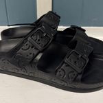 No Boundaries  Women's Size 9 Two Buckle EVA Comfort Pillow Slide • Black Photo 3