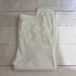 Gap  Women's Straight Leg White Legging Style Denim Sz 34 Photo 8