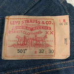 Levi's Levi’s original 501 high waisted straight leg button-fly Photo 4