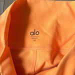 Alo Yoga Alo Bright Orange Biker Shorts Photo 1