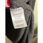 Joah Brown  Soleil Cardigan in Dark Heather Gray Ribbed high low pocket size: OS Photo 4