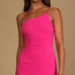Lulus Hot Pink Mini Bodycon Dress Photo 0
