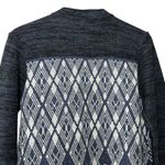 Free People We The Free Argyle Cardigan Sweater Size L Wool Blend Indie Sleaze Photo 4