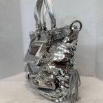 Coach RARE Vintage New  Poppy Limited Edition Sequin Spotlight Silver Tote #13821 Photo 3