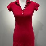 Tommy Hilfiger SALE! Red Vintage Tommy Jeans Y2K Polo Shirtdress Size S VGUC Photo 0