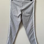 Adidas  Women's Medium Classic 3 Stripes Gray Gym Jogging Tight Leggings CY4761 Photo 10