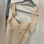 Azazie  Kaylynn Champagne Formal Dress Size A8 Photo 6