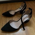 Call it spring Black Suede Heels Photo 2
