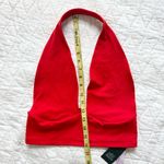 Wild Fable ButterBliss Red Halter Tank Top Womens M Plunge Neck Party Y2K NEW Photo 9
