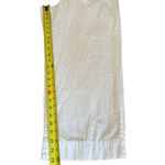 Talbots  White Linen Cotton Blend Wide Straight Leg Pants Womens Size 14 Photo 9