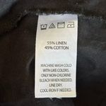 Saks 5th Avenue Saks Fifth Avenue Linen Blend Midi Dress Sz XL Black Sundress Quiet Luxury Photo 5