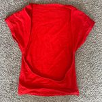 Backless Red Top Size XS Photo 0