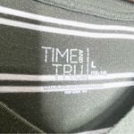 Green & White Striped Oversized V Photo 4