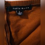 Haute Monde Jumpsuit Staples Women’s Color brick size L thick fabric Photo 2