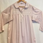 Oscar de la Renta Pink Label Med Pale Pink Nightgown Demure Early 2000s Granny Photo 0