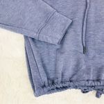 Wildfox  Hooded Pullover Drawstring Waist Open Back Gray Blue‎ Size Medium New Photo 6