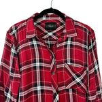 Rails  Size Small Women’s Hunter Crimson Red Plaid Button Down Flannel Shirt Photo 1