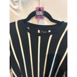 Who What Wear Who‎ What Wear Black & White Striped T-Shirt Dress Short Sleeve Size S Photo 6