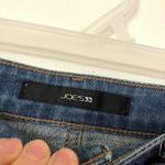 joe's jeans JOES  Frida Medium Wash Distressed Ripped Skinny Cropped Ankle Jeans Photo 4