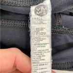 Vimmia  Black Low Rise Full Length Leggings Womens S Yoga Pants Sheer Lace Trim Photo 4