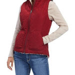 Ariat  Dillon Quilted Lined Vest Red M Reversible Equestrian Riding Outdoor Photo 0