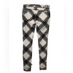 7 For All Mankind Sz27 THE SKINNY SECOND SKIN STRETCH VELVET WINTER PLAID Photo 1