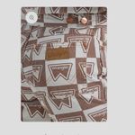 Wrangler Free people x  collab cream brown logo flare denim pants spring jeans Photo 2