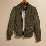 Olive Bomber Jacket Green Size M Photo 0