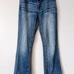 Maurice's Medium Denim Mid Rise Straight Leg Jean Size 10 Photo 0