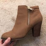 ALDO  Cognac Brown Booties Photo 0