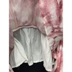Lucy Paris  Womens Pink Tie-Dye  Cropped Shirt‎ S Photo 7