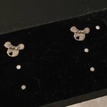 Disneys Minnie Mouse silver earrings Photo 0