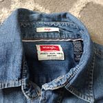 Wrangler  indigo denim shirt bleach dye ombre Photo 2
