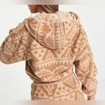 Gilly Hicks  Cropped Fleece Sherpa Hoodie Size XS in Praline Photo 1