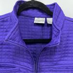 Chico's  3 Vest Woman US purple Full Zip Pockets Lightweight Quilted FLAWED Photo 8