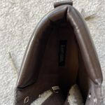 Kensie NWT Zahara Faux Shearling Trim Block Heel Bootie In Chocolate Brown Photo 5