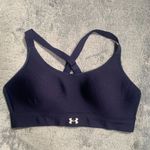 Under Armour  navy blue fitted medium sports bra Photo 0