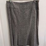 My Michelle  Skirt Womens Size 9 Gray Linen Blend Pencil Skirt Knee Length Photo 0