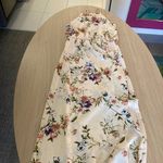 MM Couture  Floral Print Dress XS Xtra Small Maxi Length Ruffle Front Elastic Photo 0