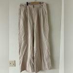 Madewell  Harlow Wide leg pants in khaki size 10 Photo 1