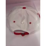 Cherry‎ Embroidered Patch Brushed Cotton Unstructured Baseball Cap White Photo 1