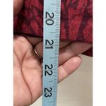 Hillard & Hanson Hilliard & Hanson Burgundy Floral Midi Skirt Size 2 (L/XL) Lined‎ Tie Waist NWT Photo 2