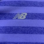 New Balance Lighting Dry Striped Purple Long Sleeve Athletic Top Photo 2