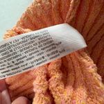 ZARA Women's  Peach orange Ribbed Knit Sleeveless Dress Size L Photo 11